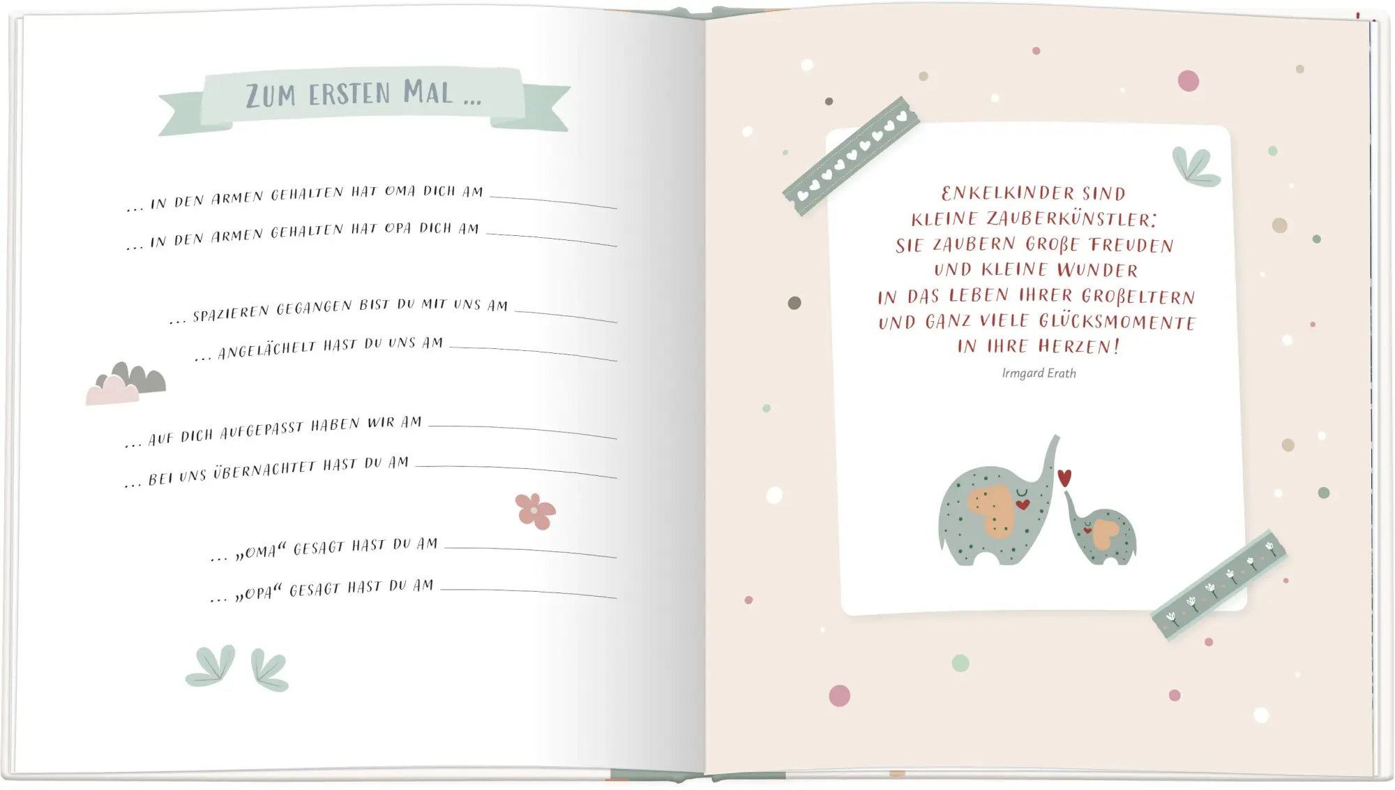Bild: 9783766638113 | Unser liebes Enkelkind | Erinnerungsalbum | Buch | 48 S. | Deutsch