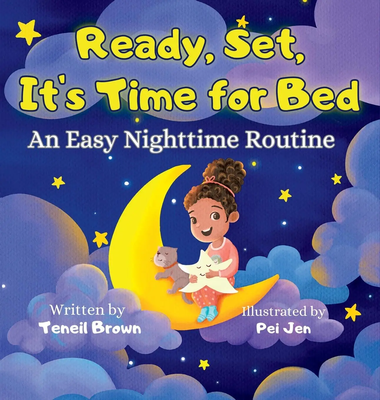 Cover: 9798988128113 | Ready, Set, It's Time for Bed | An Easy Nighttime Routine | Brown