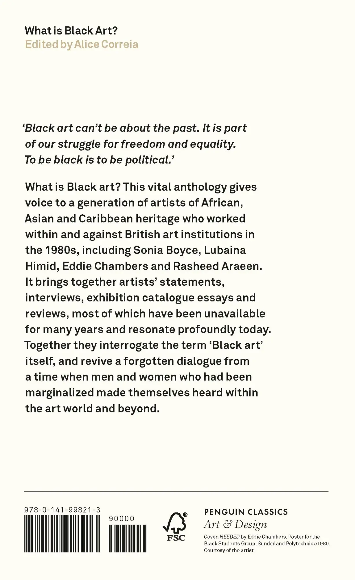 Rückseite: 9780141998213 | What is Black Art? | Alice Correia | Taschenbuch | 320 S. | Englisch