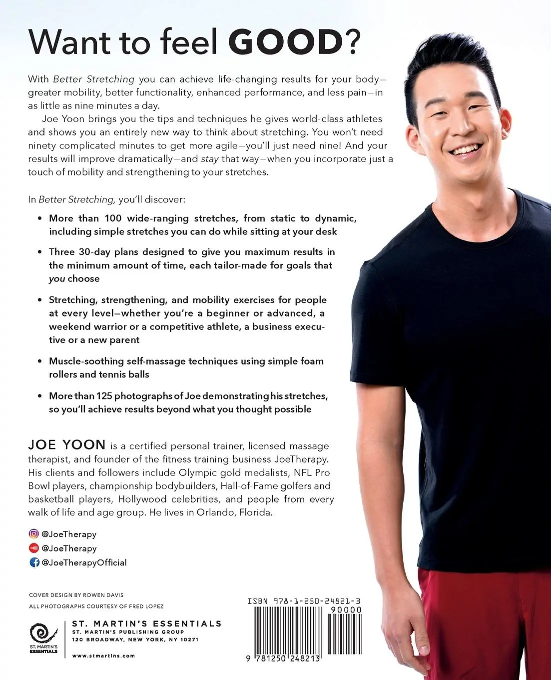 Rückseite: 9781250248213 | Better Stretching | Joe Yoon | Taschenbuch | Gebunden | Englisch