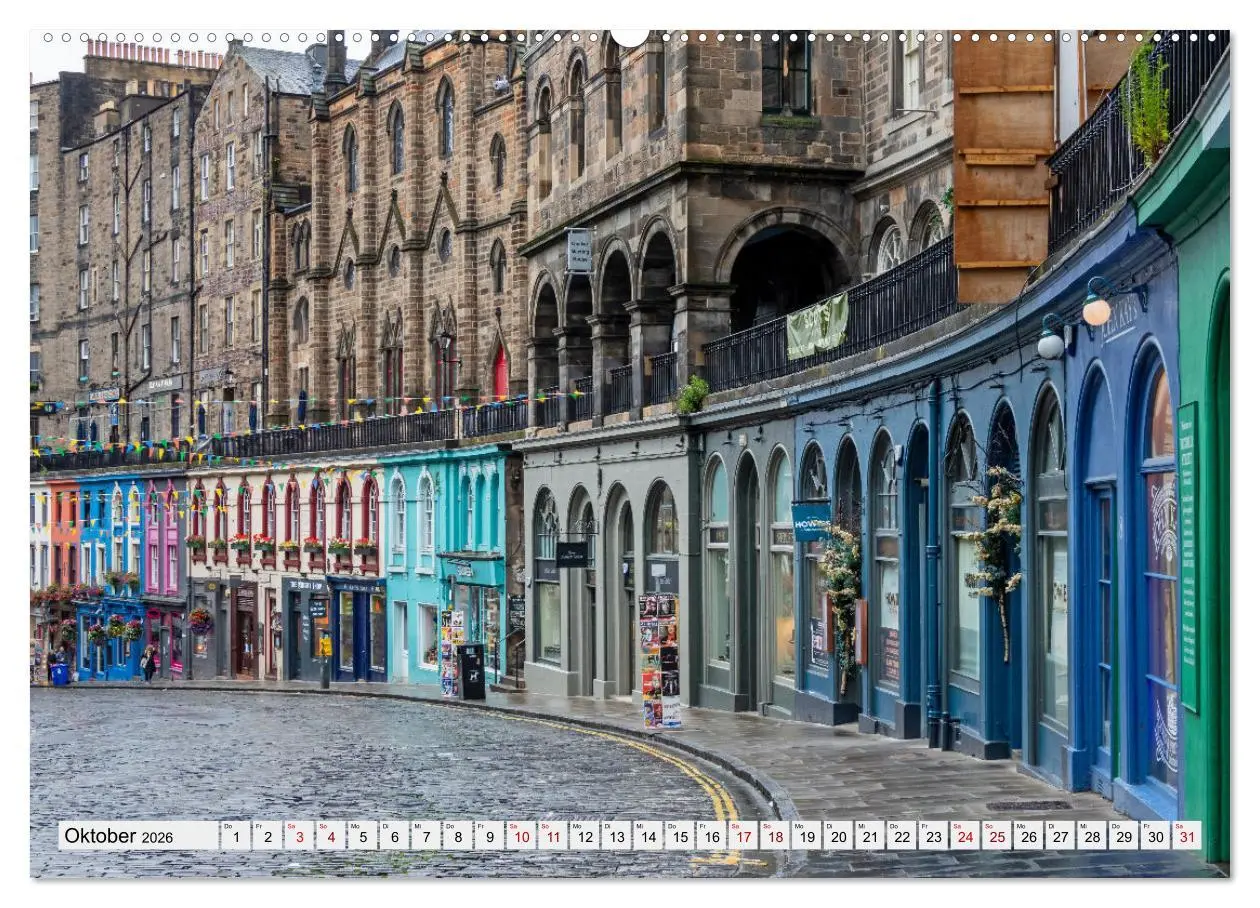 Bild: 9783457368213 | Wunderschönes Edinburgh (hochwertiger Premium Wandkalender 2026 DIN...