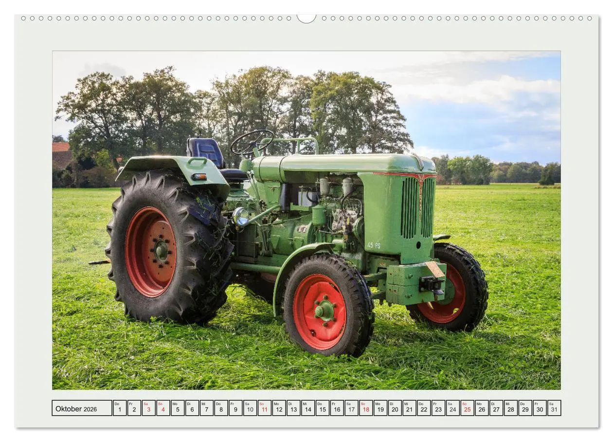 Bild: 9783457678213 | Alte Schätzchen - Traktoren (hochwertiger Premium Wandkalender 2026...