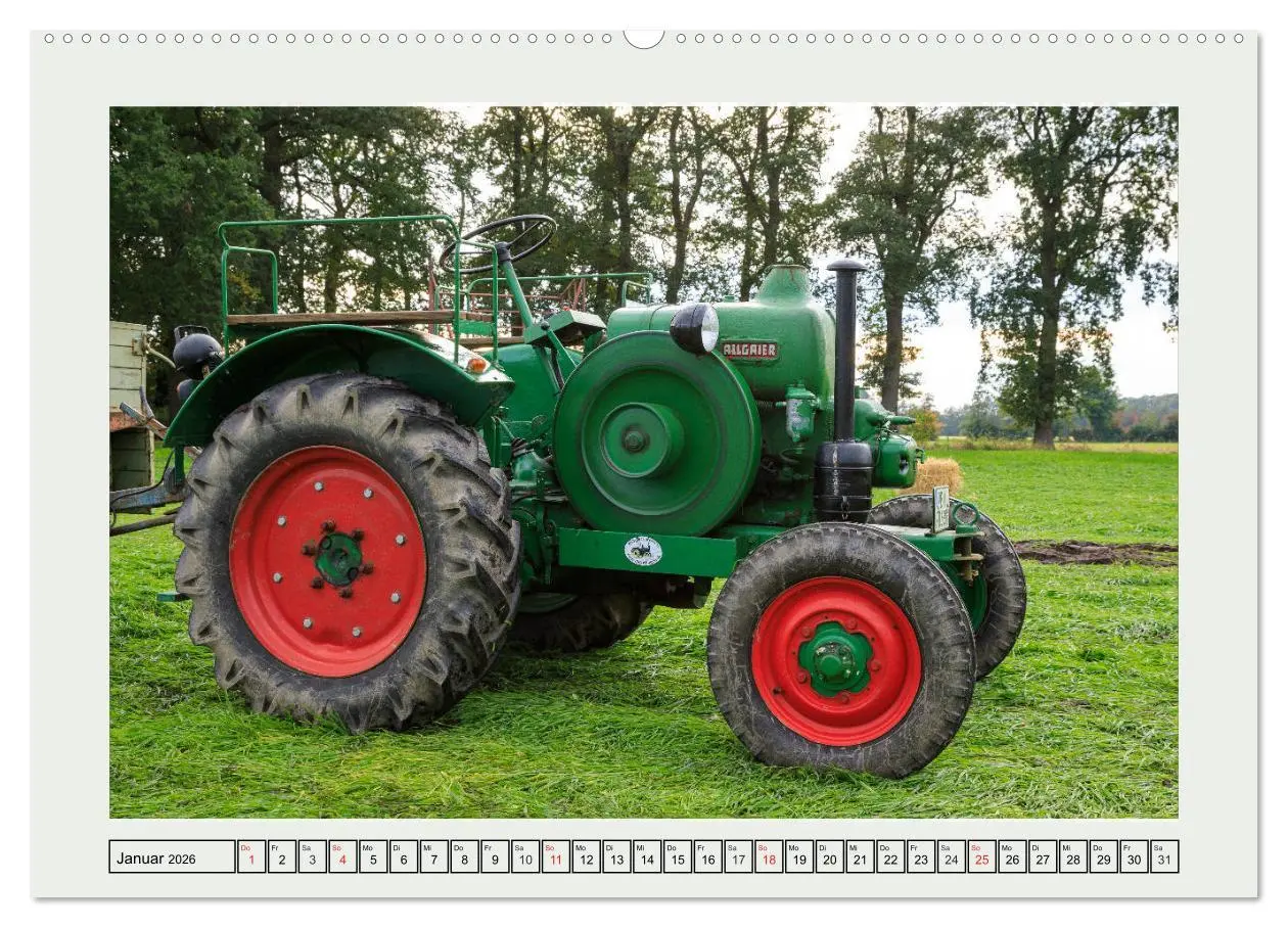 Bild: 9783457678213 | Alte Schätzchen - Traktoren (hochwertiger Premium Wandkalender 2026...