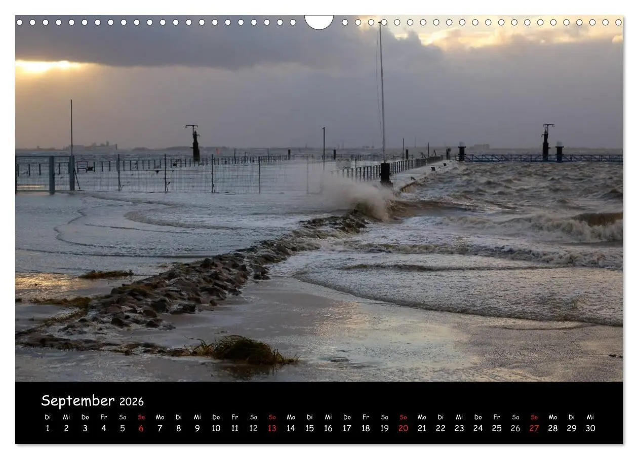 Bild: 9783516148213 | Ostfriesland - Land und Wetter (Wandkalender 2026 DIN A3 quer),...