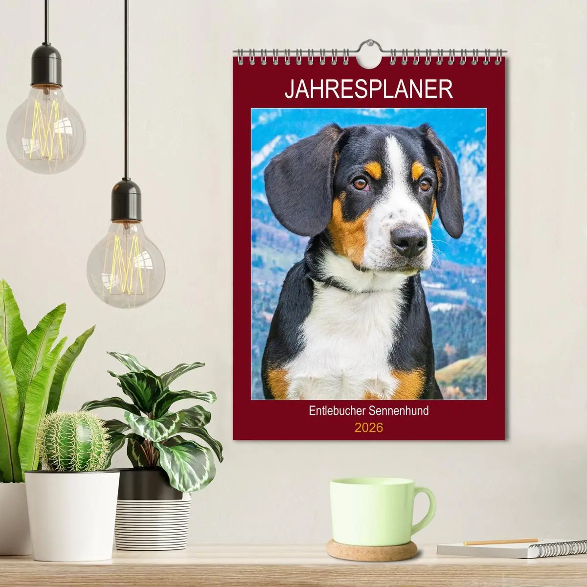 Bild: 9783516388213 | Jahresplaner Entlebucher Sennenhund (Wandkalender 2026 DIN A4...