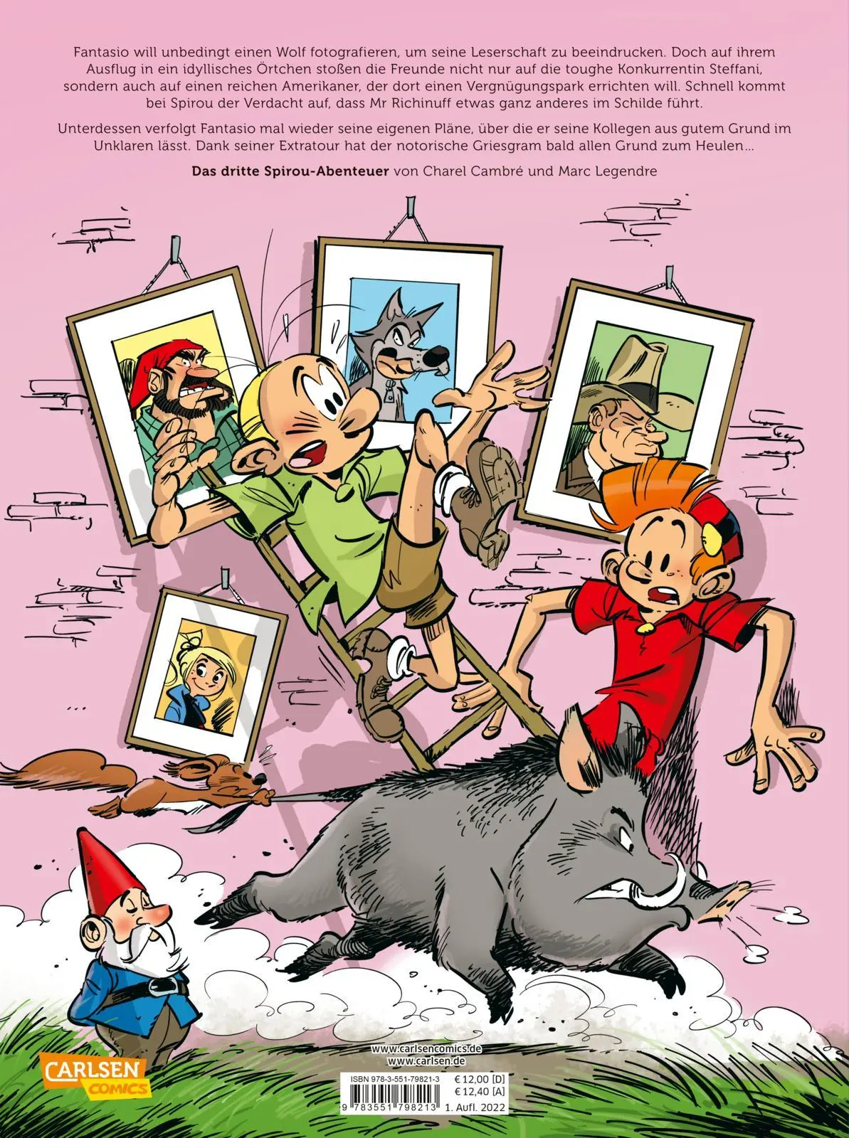 Rückseite: 9783551798213 | Spirou und Fantasio Spezial 39: Der Wolfsmensch | Marc Legendre | Buch