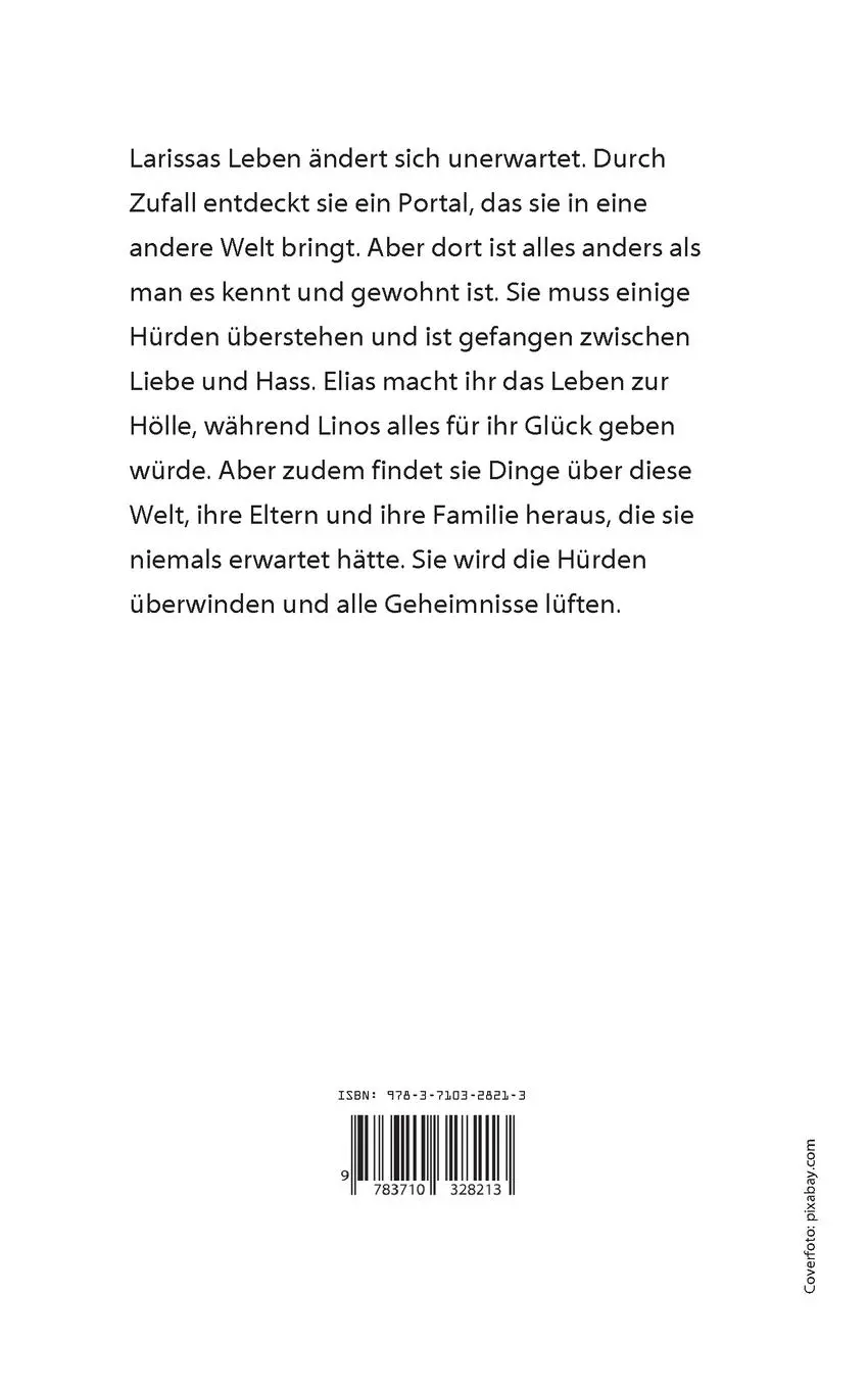 Rückseite: 9783710328213 | Das blaue Portal | Begegnung in einer anderen Welt | Laura Kastner