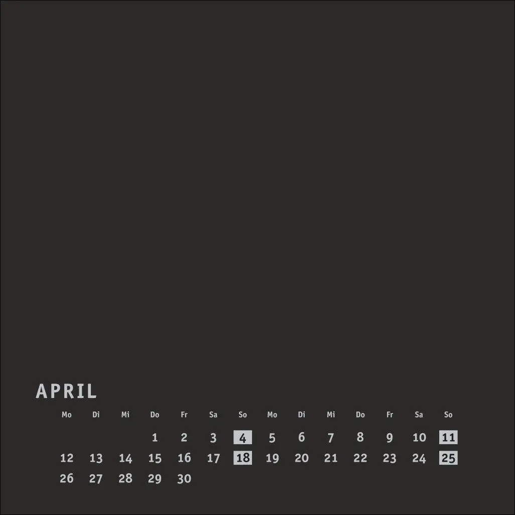 Bild: 9783756418213 | Premium-Bastelkalender schwarz klein 2027 | Heye | Kalender | 14 S.