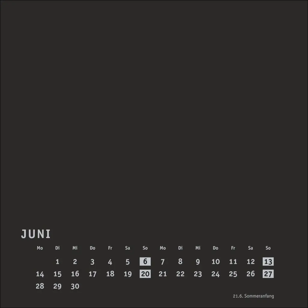 Bild: 9783756418213 | Premium-Bastelkalender schwarz klein 2027 | Heye | Kalender | 14 S.