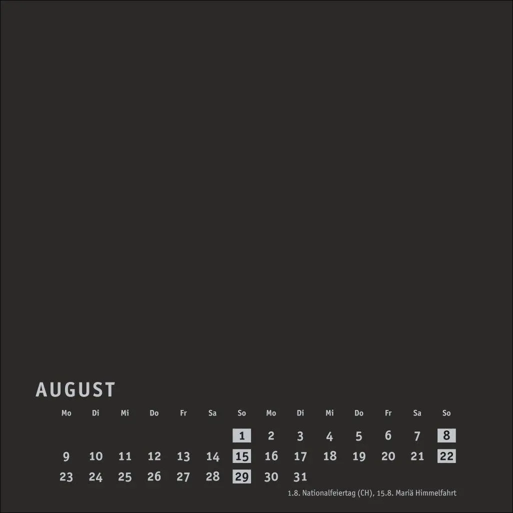 Bild: 9783756418213 | Premium-Bastelkalender schwarz klein 2027 | Heye | Kalender | 14 S.
