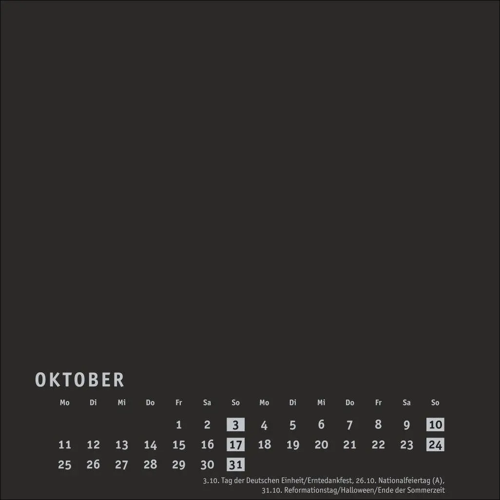 Bild: 9783756418213 | Premium-Bastelkalender schwarz klein 2027 | Heye | Kalender | 14 S.