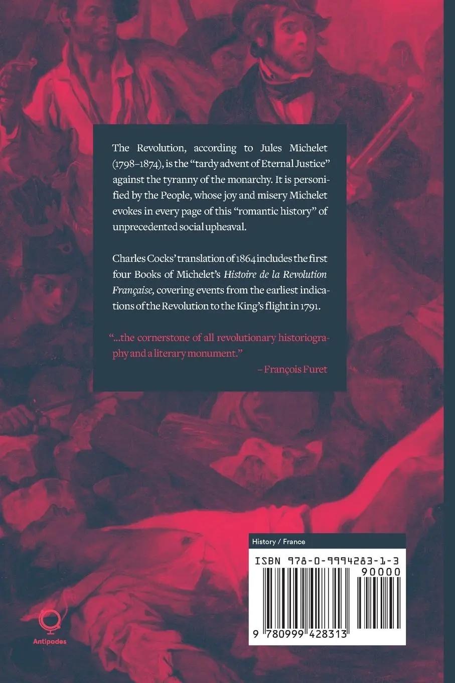 Rückseite: 9780999428313 | History of the French Revolution | Jules Michelet | Taschenbuch | 2018