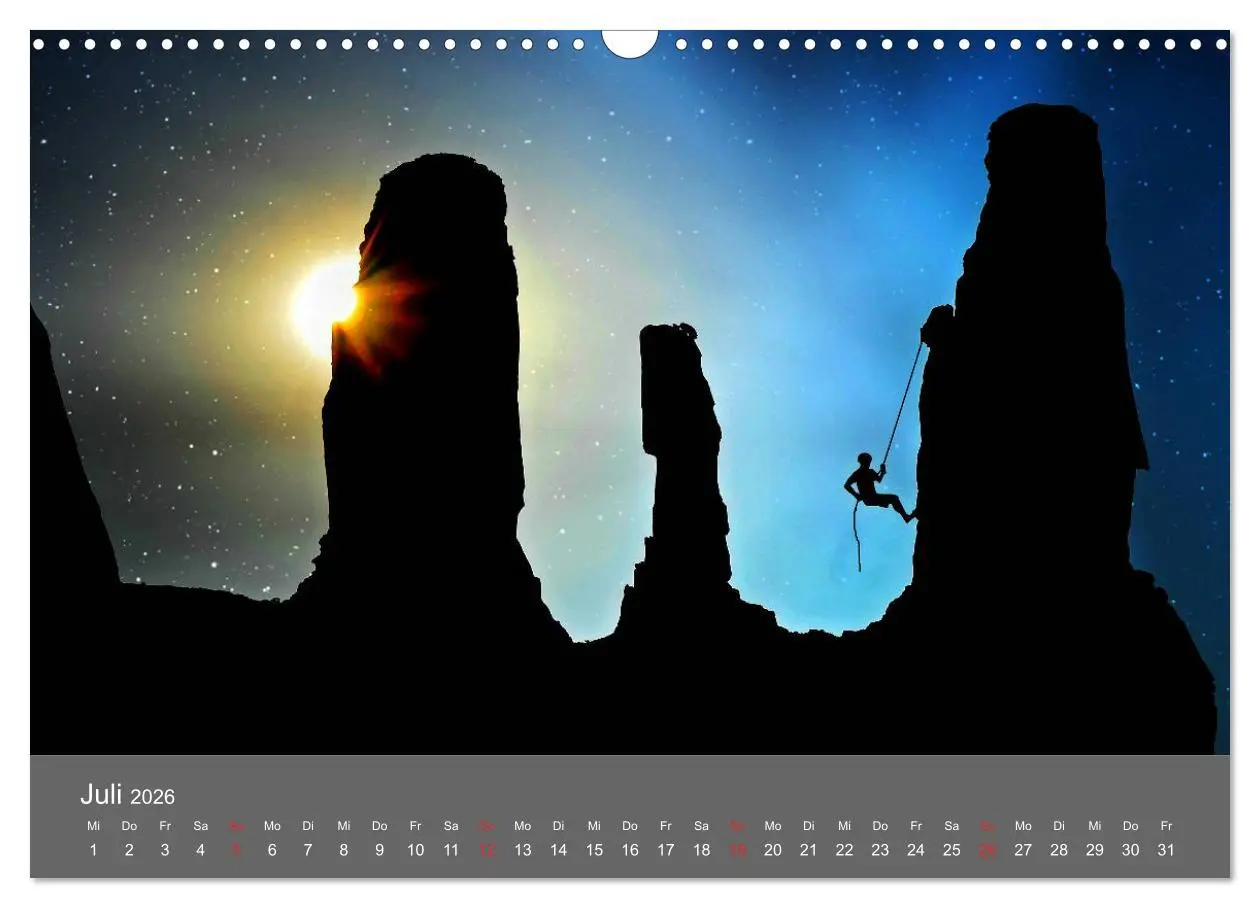 Bild: 9783457808313 | Bergsteigen - Extremsport am Limit (Wandkalender 2026 DIN A3 quer),...
