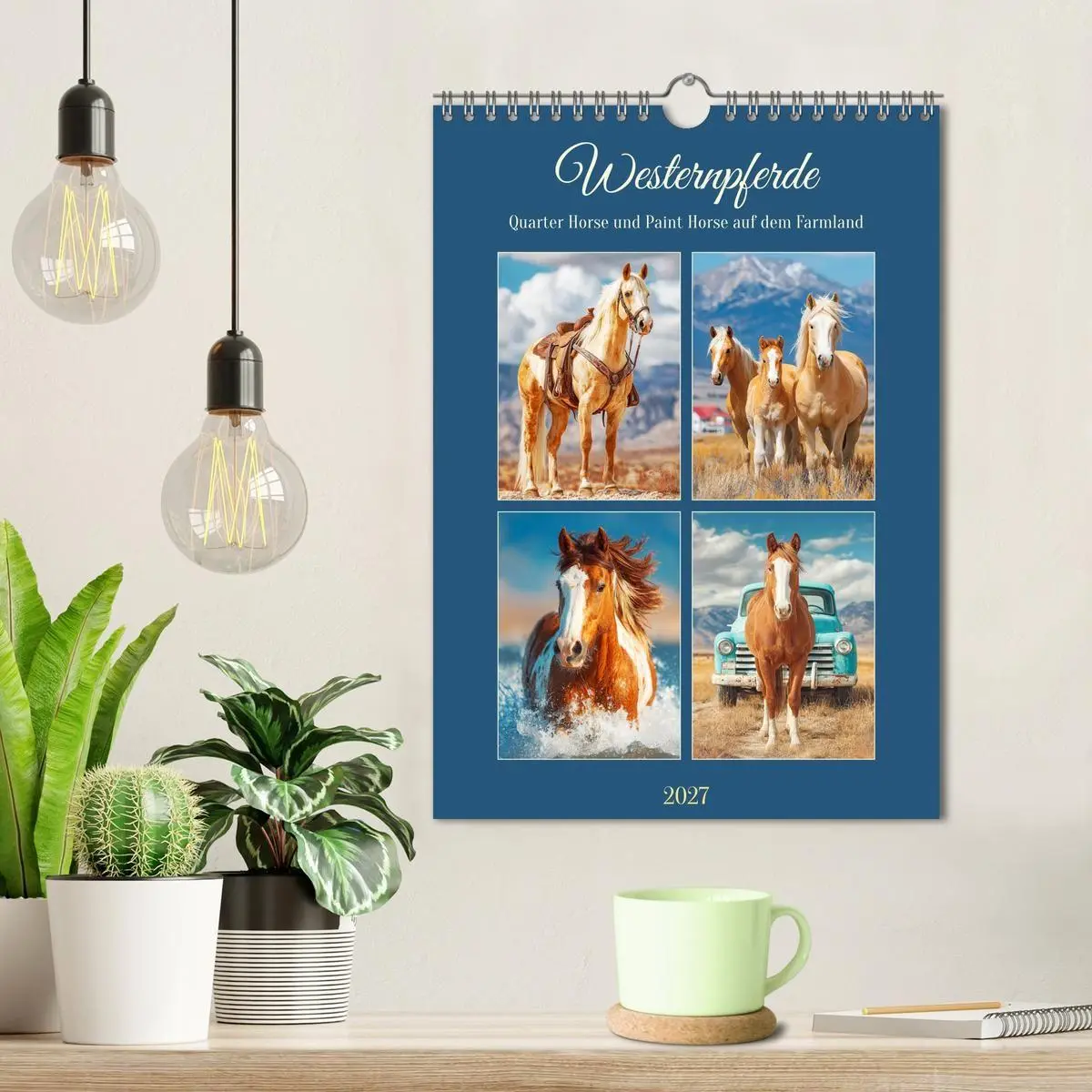 Bild: 9783516758313 | Westernpferde. Quarter Horse und Paint Horse auf dem Farmland...