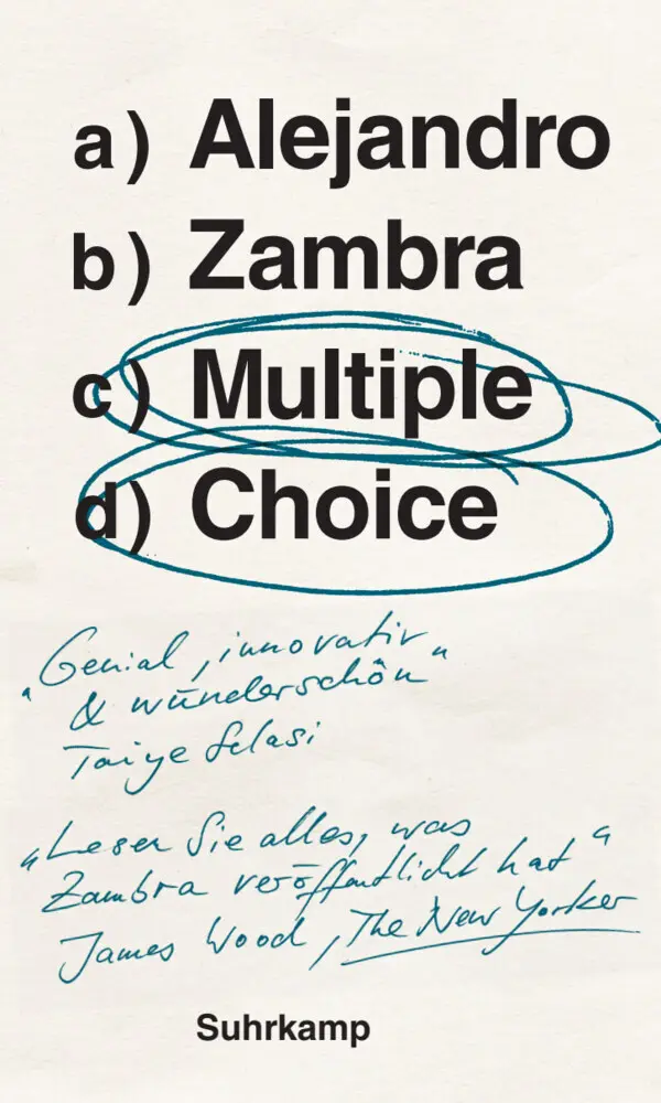 Cover: 9783518428313 | Multiple Choice | Alejandro Zambra | Buch | 109 S. | Deutsch | 2018
