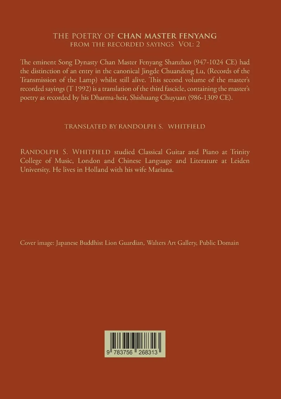 Rückseite: 9783756268313 | The Recorded Sayings of Master Fenyang Wude (Fenyang Shanzhao), Vol. 2