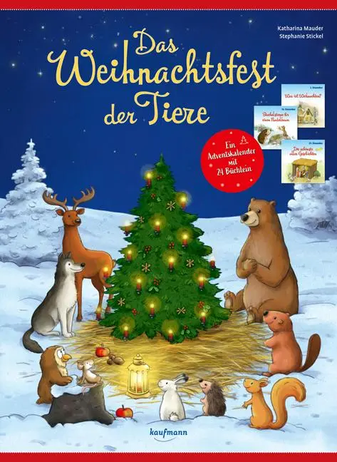 Cover: 9783780618313 | Das Weihnachtsfest der Tiere | Ein Adventskalender mit 24 Büchlein