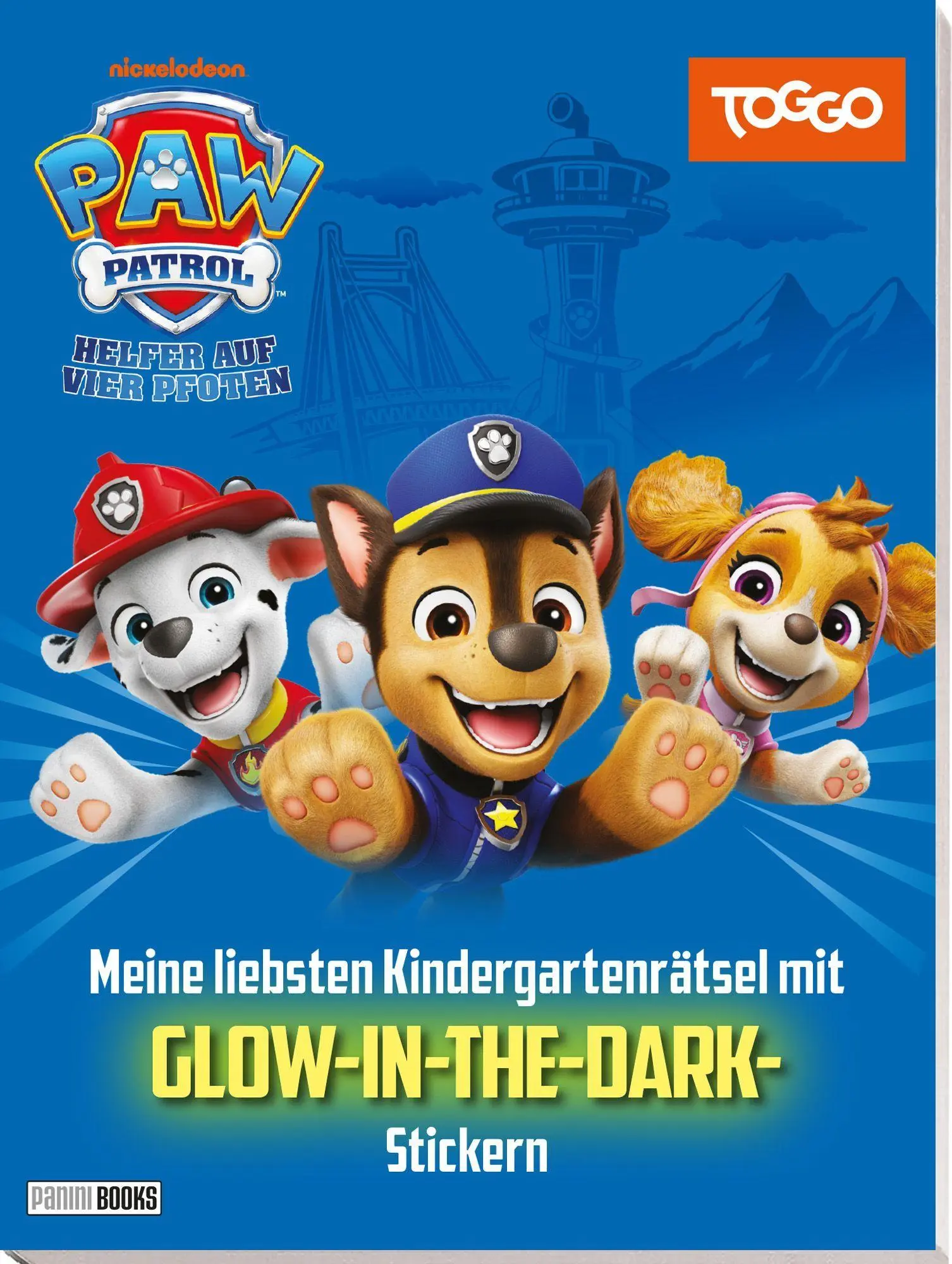 Cover: 9783833248313 | PAW Patrol: Meine liebsten Kindergartenrätsel mit GLOW-IN-THE-DARK...