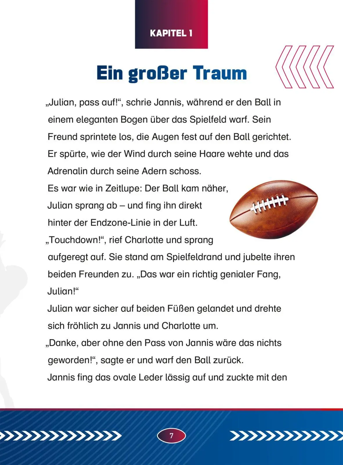 Bild: 9783845128313 | NFL: Touchdown-Träume - Ein Lese-Abenteuer über American Football