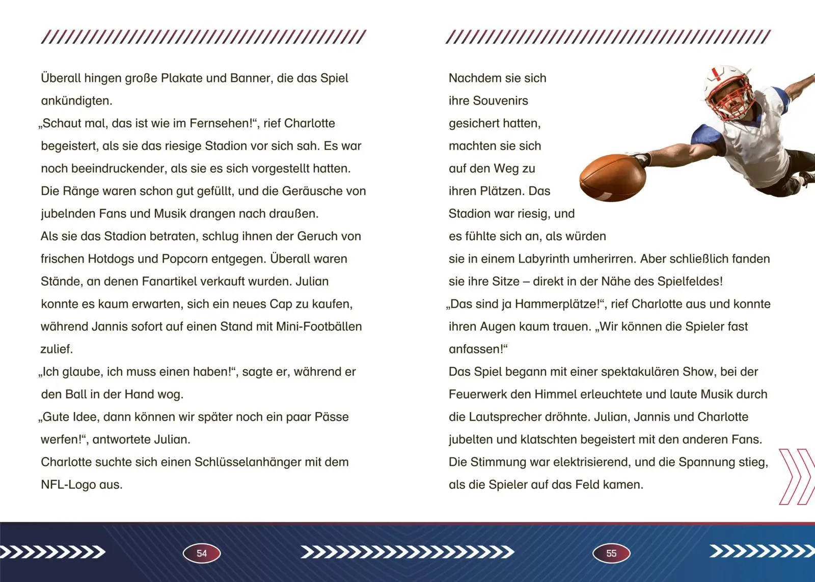 Bild: 9783845128313 | NFL: Touchdown-Träume - Ein Lese-Abenteuer über American Football