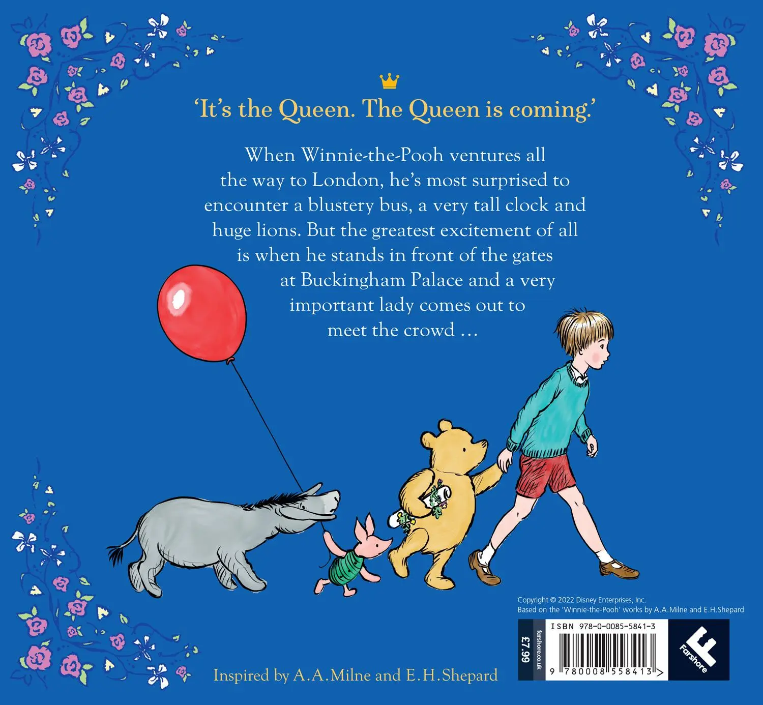 Rückseite: 9780008558413 | Winnie-the-Pooh Meets the Queen | Disney (u. a.) | Taschenbuch | 2022