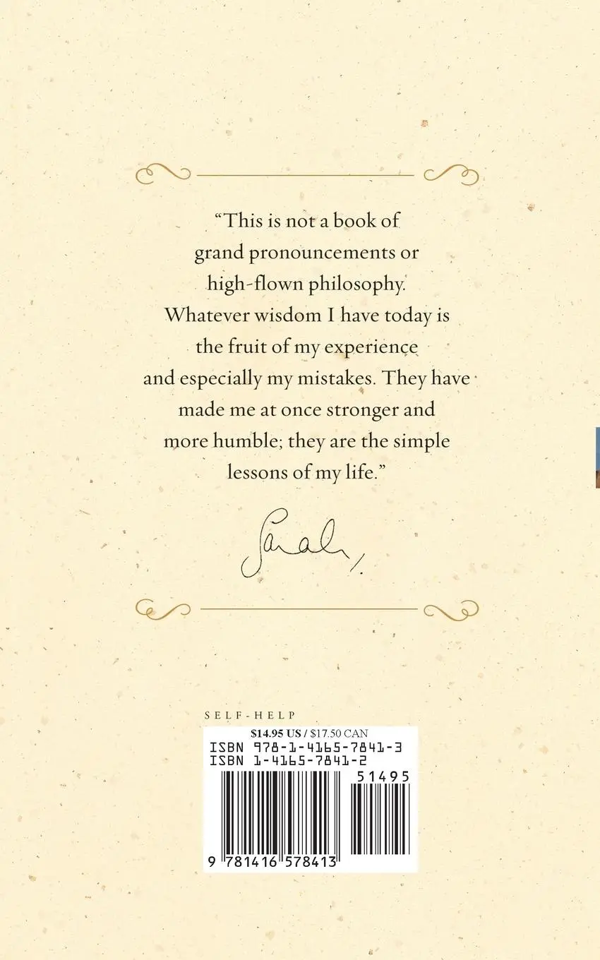 Rückseite: 9781416578413 | What I Know Now | Simple Lessons Learned the Hard Way | Sarah Ferguson