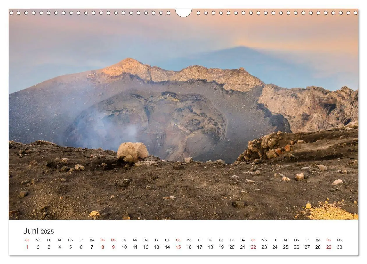 Bild: 9783435188413 | Vulkane 2025 (Wandkalender 2025 DIN A3 quer), CALVENDO Monatskalender
