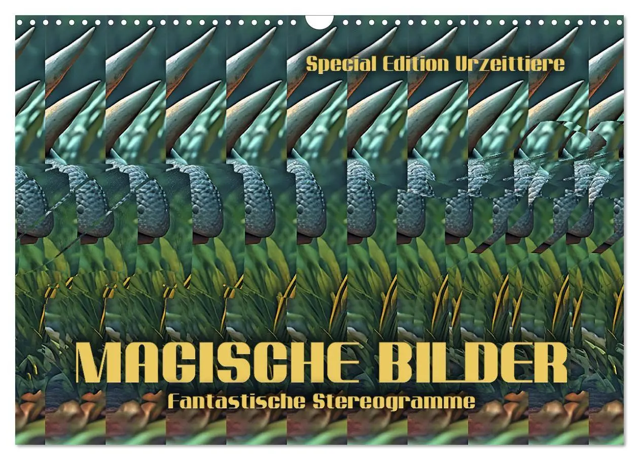 Cover: 9783457418413 | Magische Bilder - fantastische Stereogramme (Wandkalender 2026 DIN...
