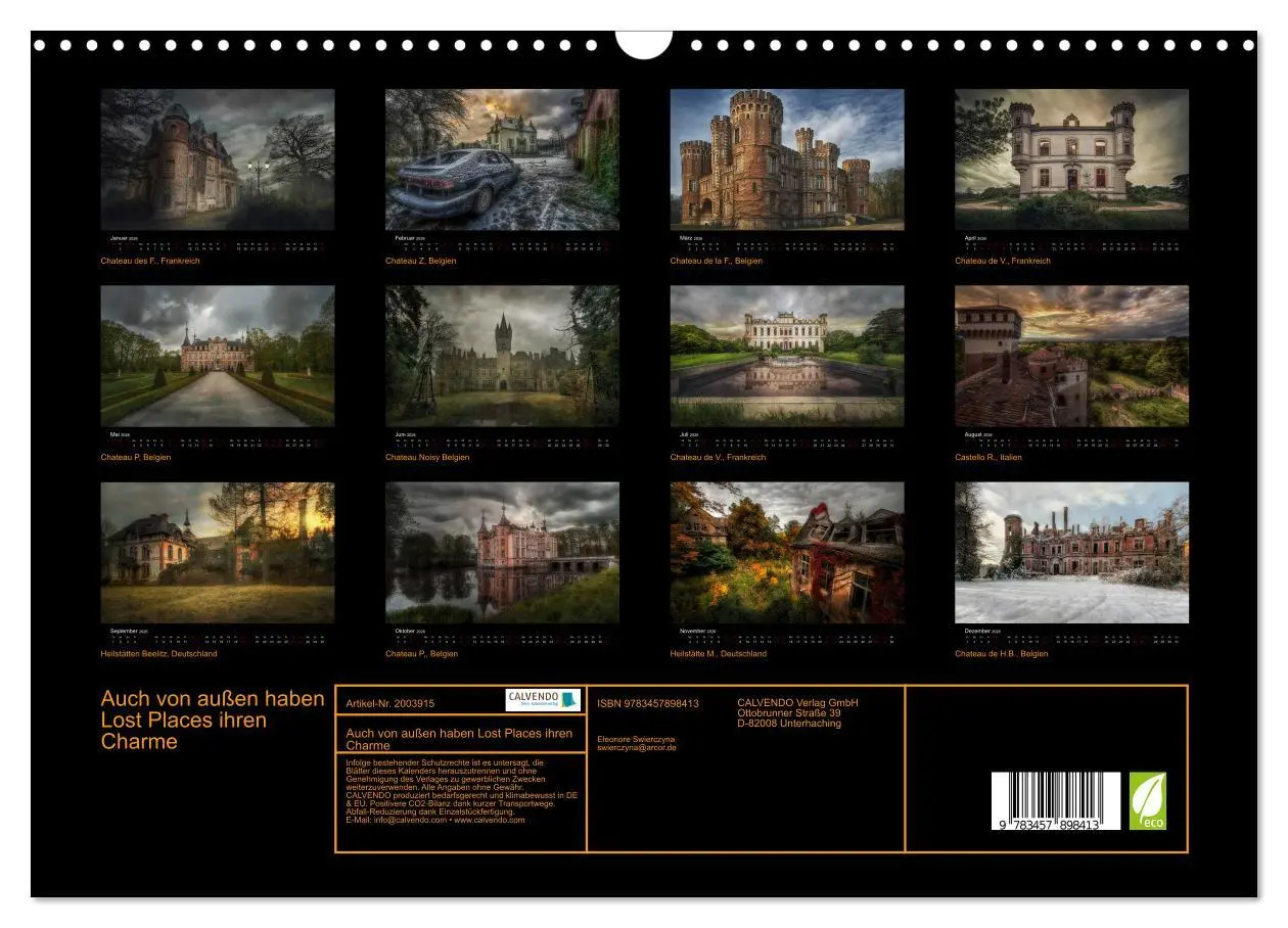 Bild: 9783457898413 | Auch von außen haben Lost Places ihren Charme (Wandkalender 2026...