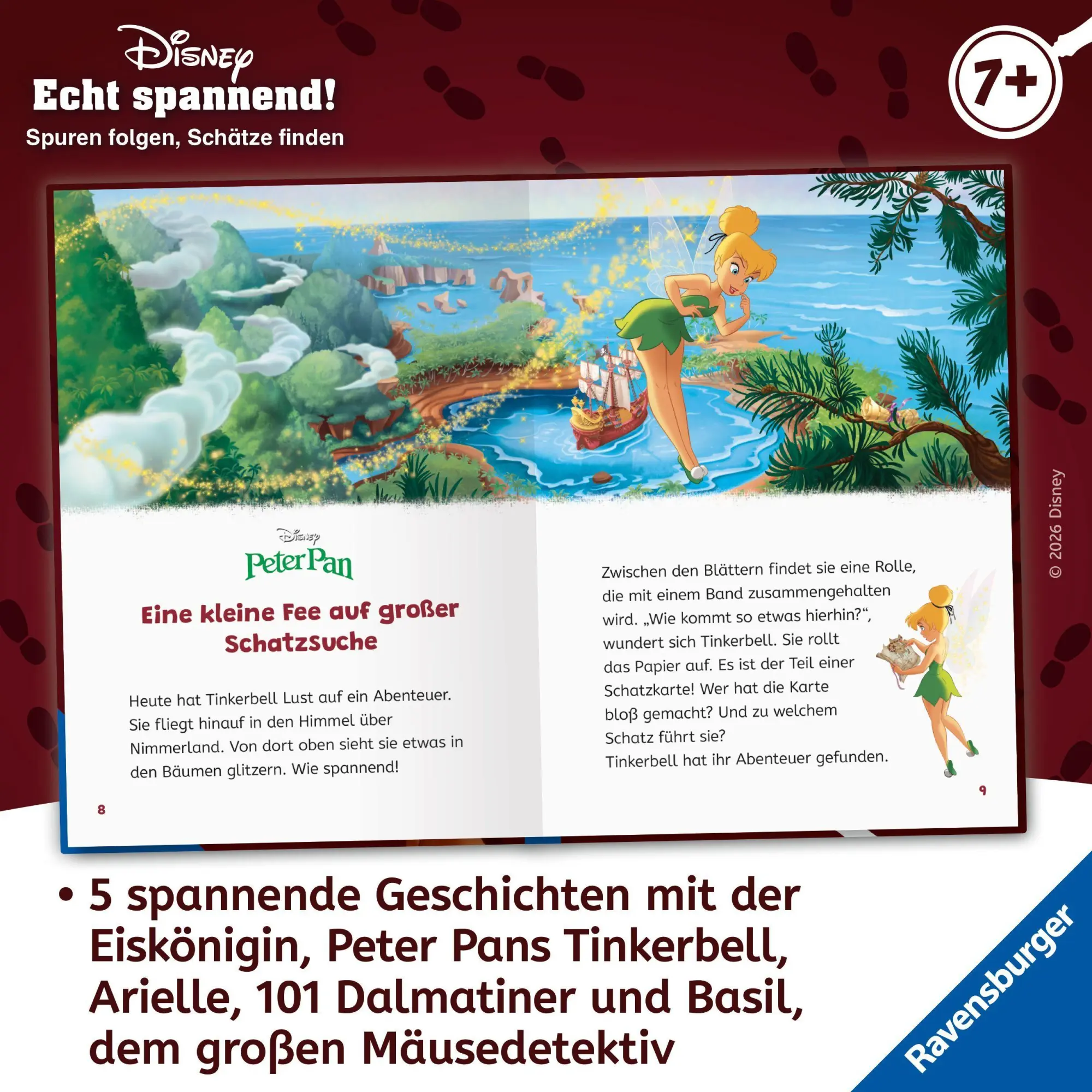 Bild: 9783473498413 | Disney - Echt spannend! Spuren folgen, Schätze finden - zum...