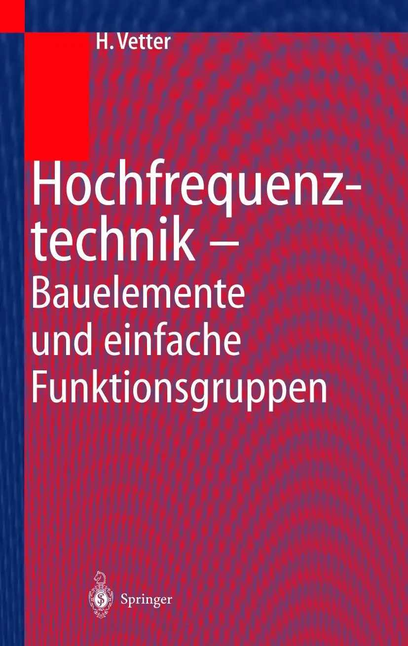 Cover: 9783540648413 | Hochfrequenztechnik | Bauelemente und einfache Funktionsgruppen | Buch