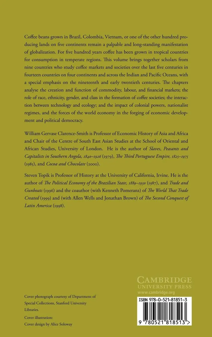 Rückseite: 9780521818513 | The Global Coffee Economy in Africa, Asia, and Latin America, 1500...