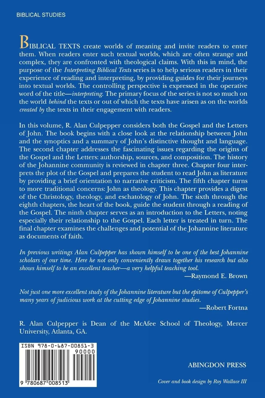 Rückseite: 9780687008513 | Interpreting Biblical Texts Series - The Gospel and Letters of John