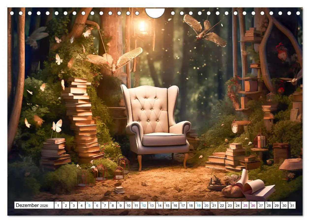 Bild: 9783457338513 | Sesselgeschichten (Wandkalender 2026 DIN A4 quer), CALVENDO...