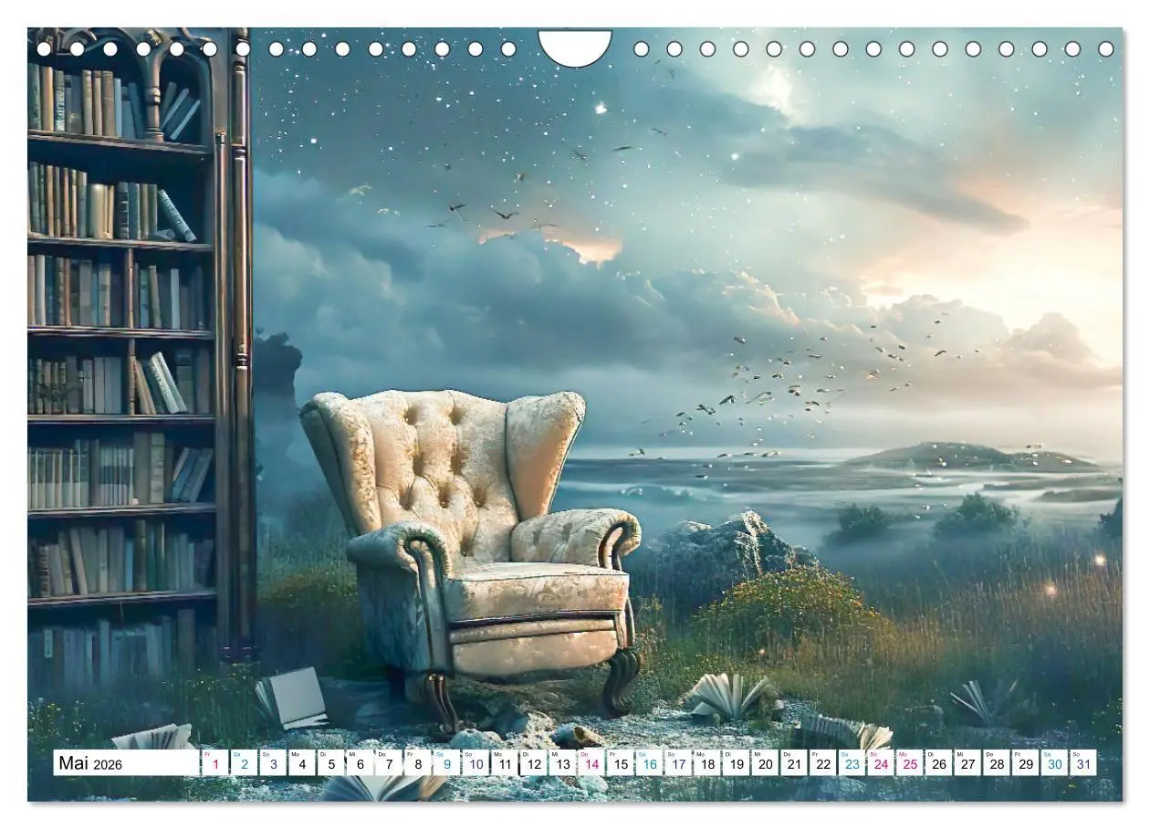 Bild: 9783457338513 | Sesselgeschichten (Wandkalender 2026 DIN A4 quer), CALVENDO...