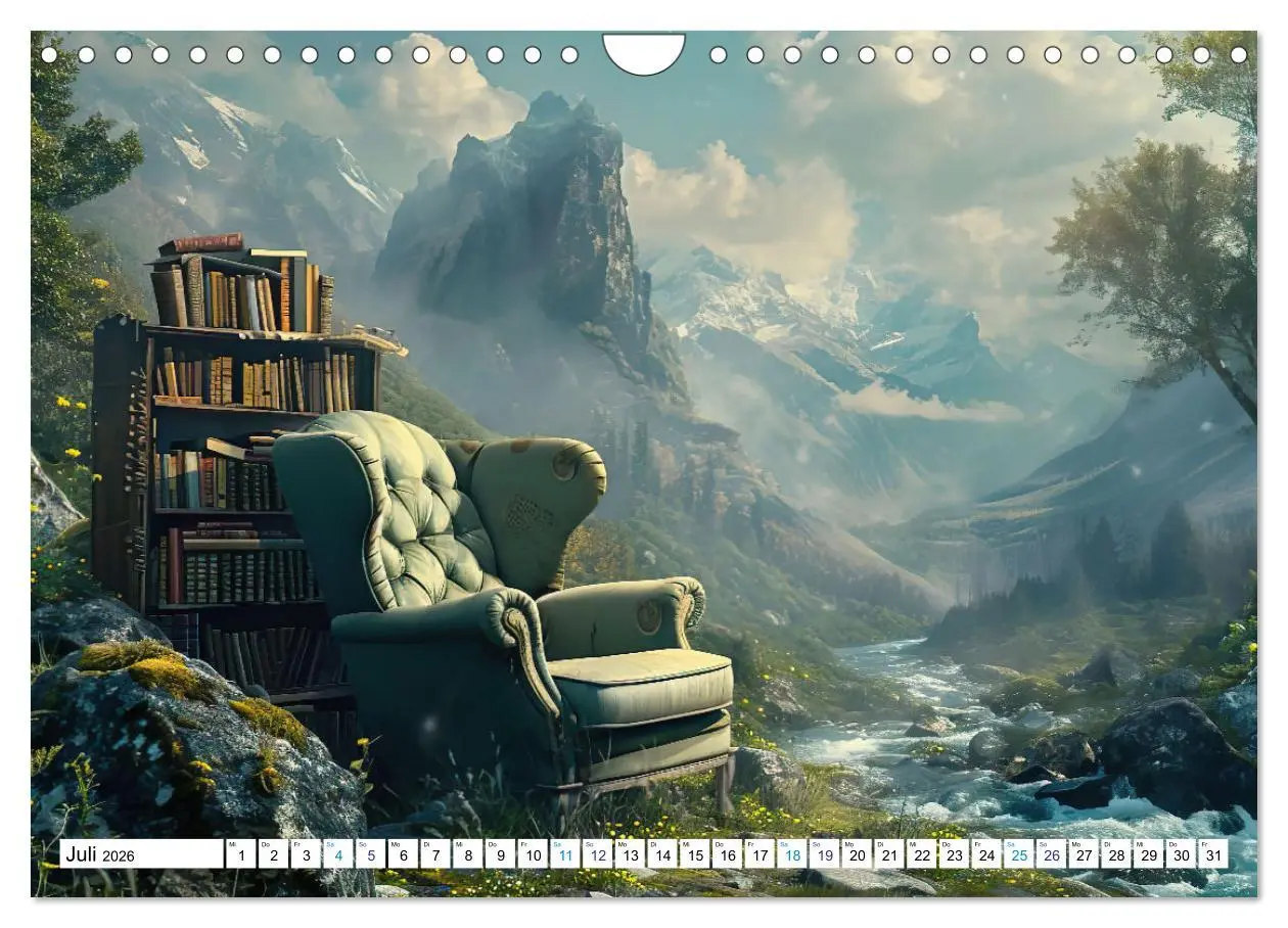 Bild: 9783457338513 | Sesselgeschichten (Wandkalender 2026 DIN A4 quer), CALVENDO...