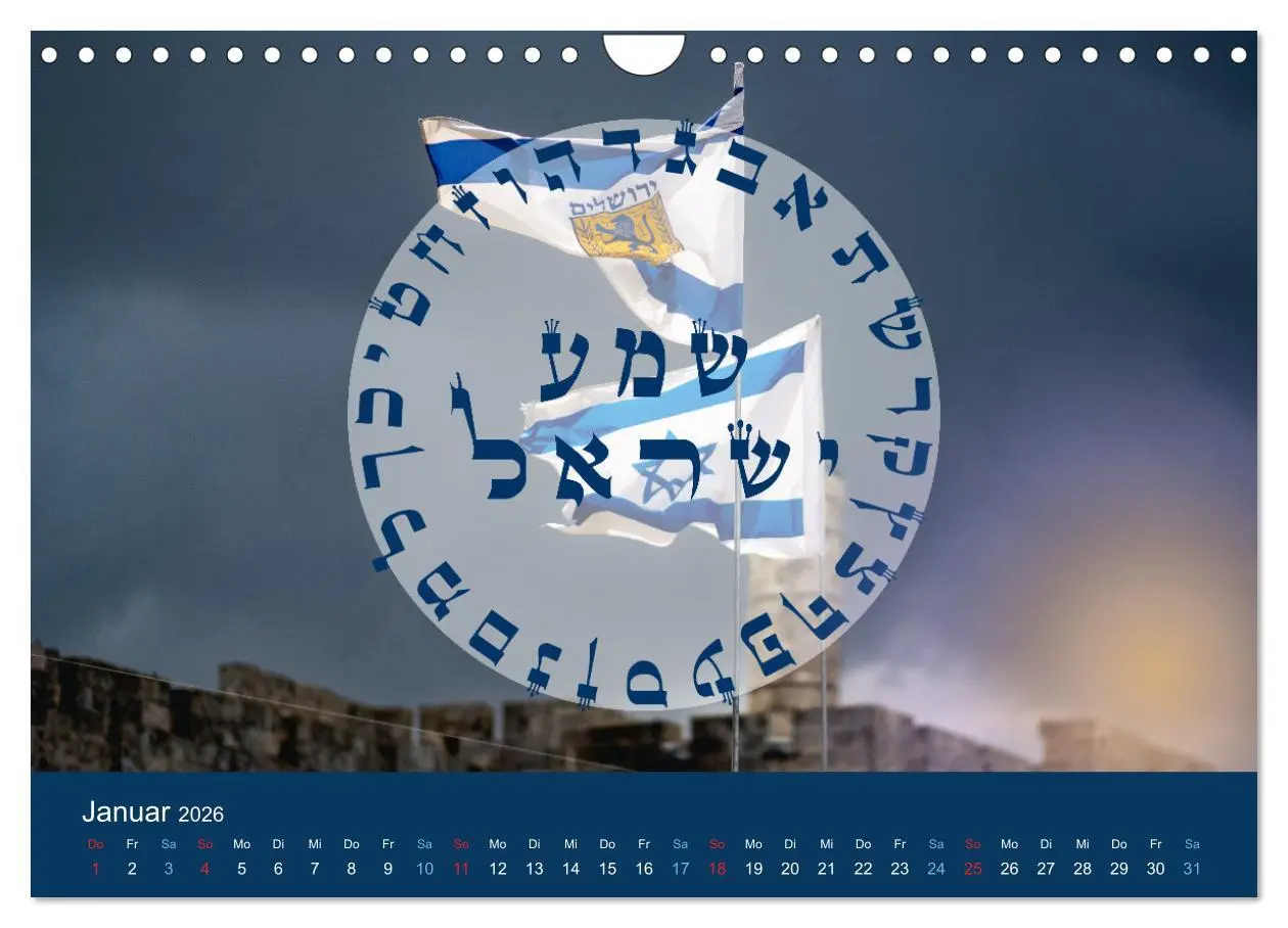 Bild: 9783457578513 | Geliebtes Jerusalem (Wandkalender 2026 DIN A4 quer), CALVENDO...
