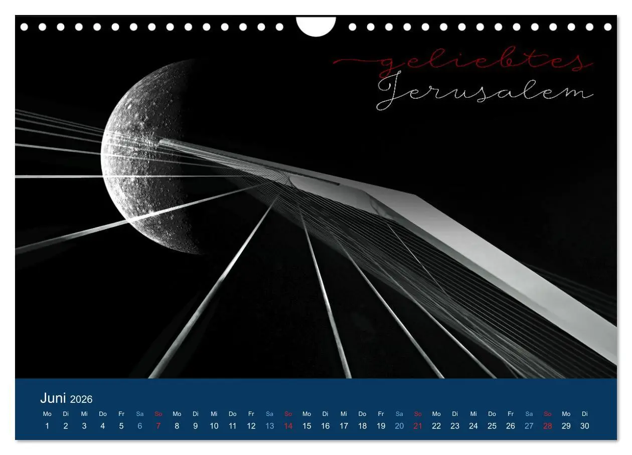Bild: 9783457578513 | Geliebtes Jerusalem (Wandkalender 2026 DIN A4 quer), CALVENDO...