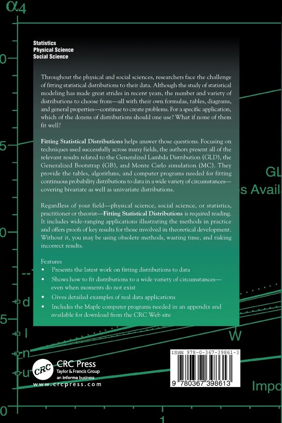 Rückseite: 9780367398613 | Fitting Statistical Distributions | Zaven A. Karian (u. a.) | Buch
