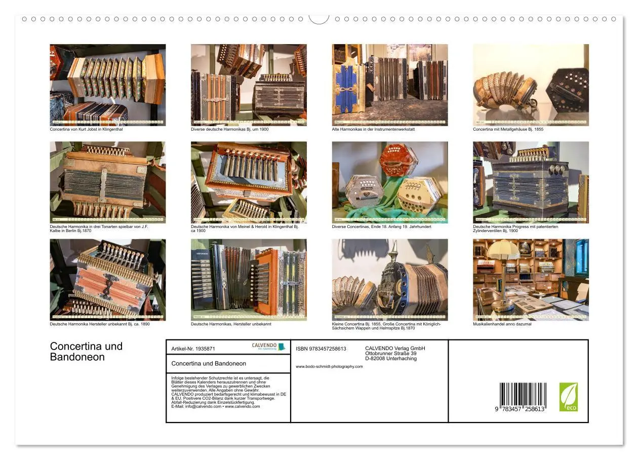 Bild: 9783457258613 | Concertina und Bandoneon (hochwertiger Premium Wandkalender 2026...