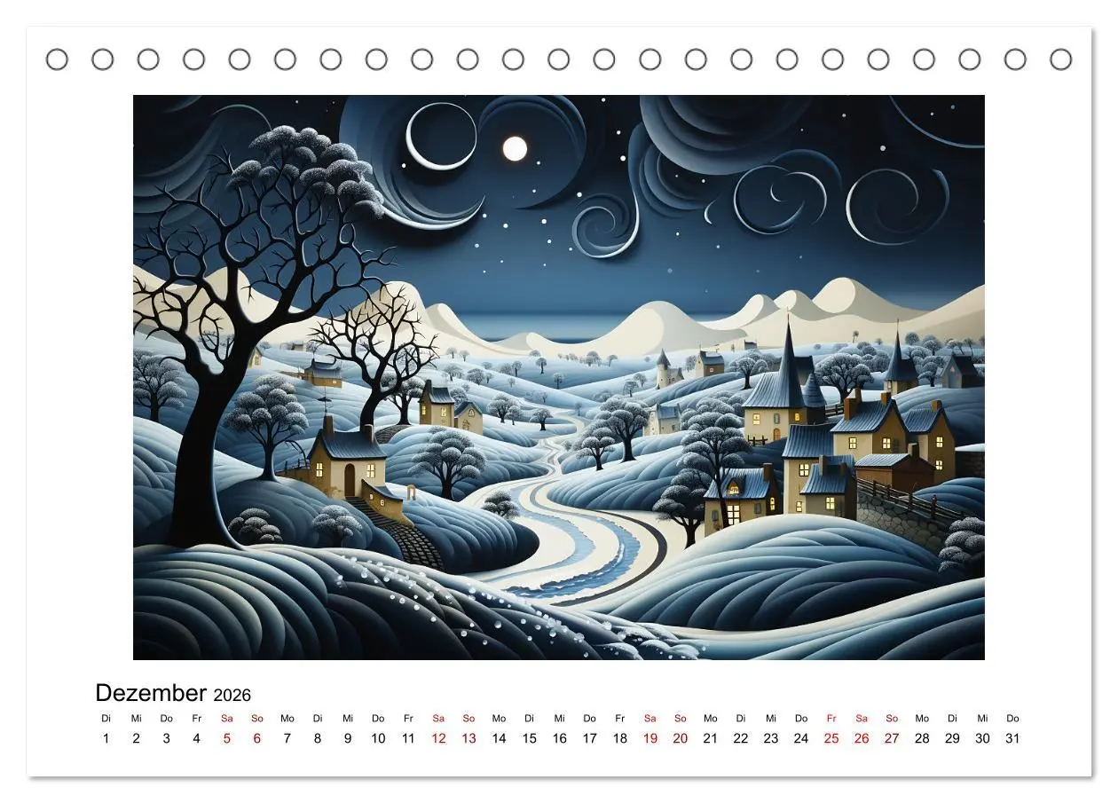 Bild: 9783457498613 | Paper Art (Tischkalender 2026 DIN A5 quer), CALVENDO Monatskalender