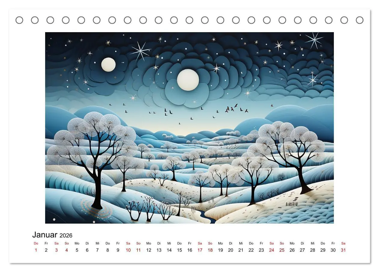 Bild: 9783457498613 | Paper Art (Tischkalender 2026 DIN A5 quer), CALVENDO Monatskalender