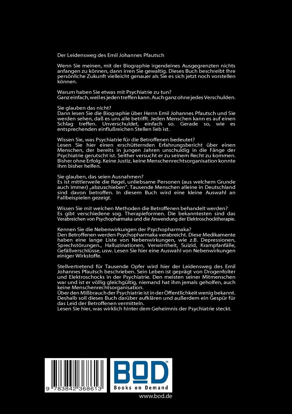 Rückseite: 9783842368613 | Das dunkle Geheimnis der Psychiatrie | Peter Lay | Taschenbuch | 2011