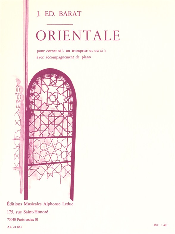 Cover: 9790046218613 | Orientale | Joseph Edouard Barat | Buch | Alphonse Leduc