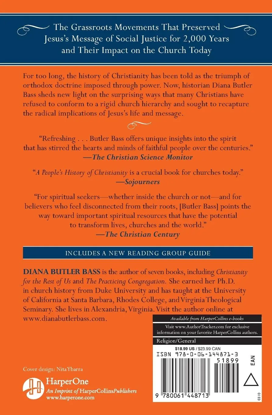 Rückseite: 9780061448713 | People's History of Christianity, A | Diana Butler Bass | Taschenbuch