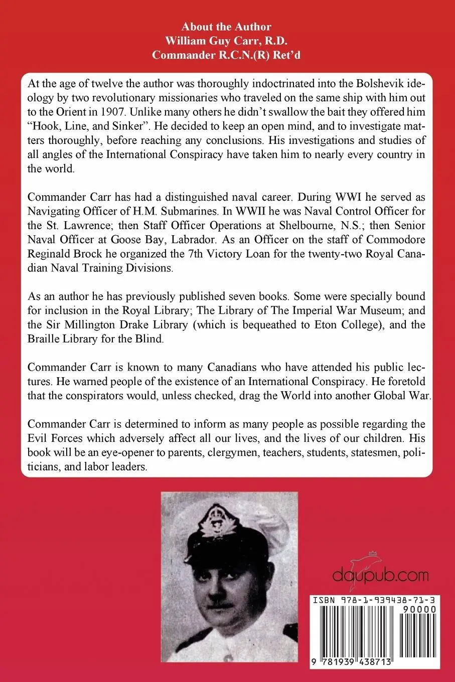 Rückseite: 9781939438713 | The Red Fog Over America | William Carr | Taschenbuch | Englisch
