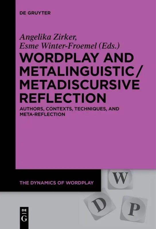 Cover: 9783110578713 | Wordplay and Metalinguistic / Metadiscursive Reflection | Taschenbuch
