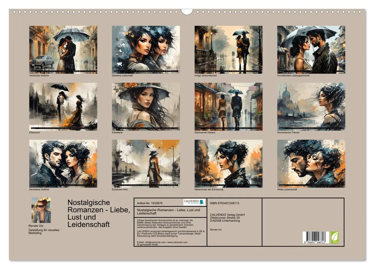 Bild: 9783457248713 | Nostalgische Romanzen - Liebe, Lust und Leidenschaft (Wandkalender...