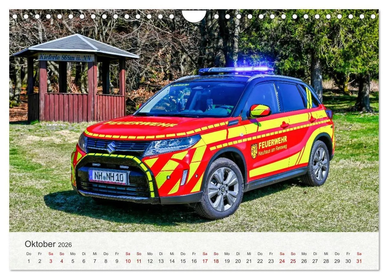 Bild: 9783457488713 | Einsatzfahrzeuge 112 (Wandkalender 2026 DIN A4 quer), CALVENDO...