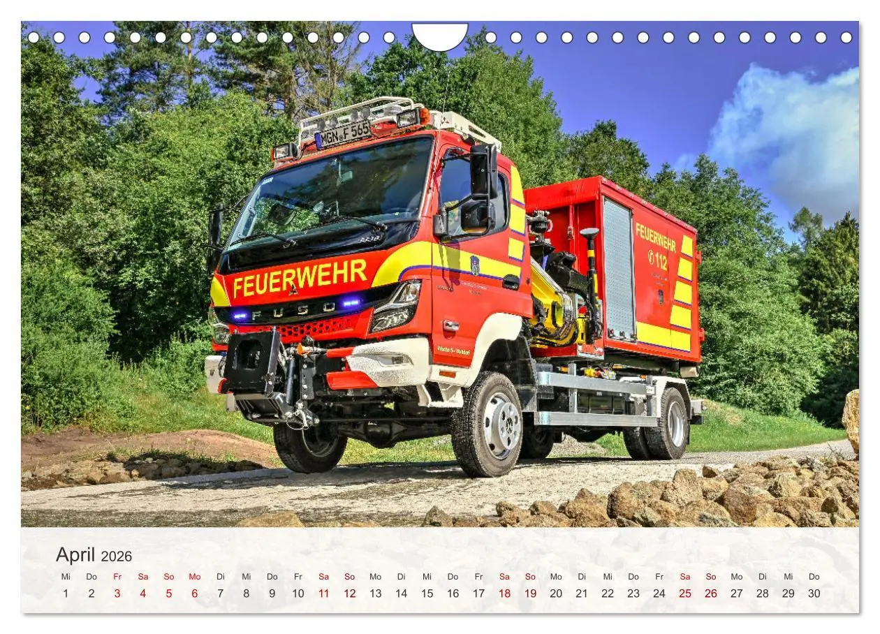 Bild: 9783457488713 | Einsatzfahrzeuge 112 (Wandkalender 2026 DIN A4 quer), CALVENDO...